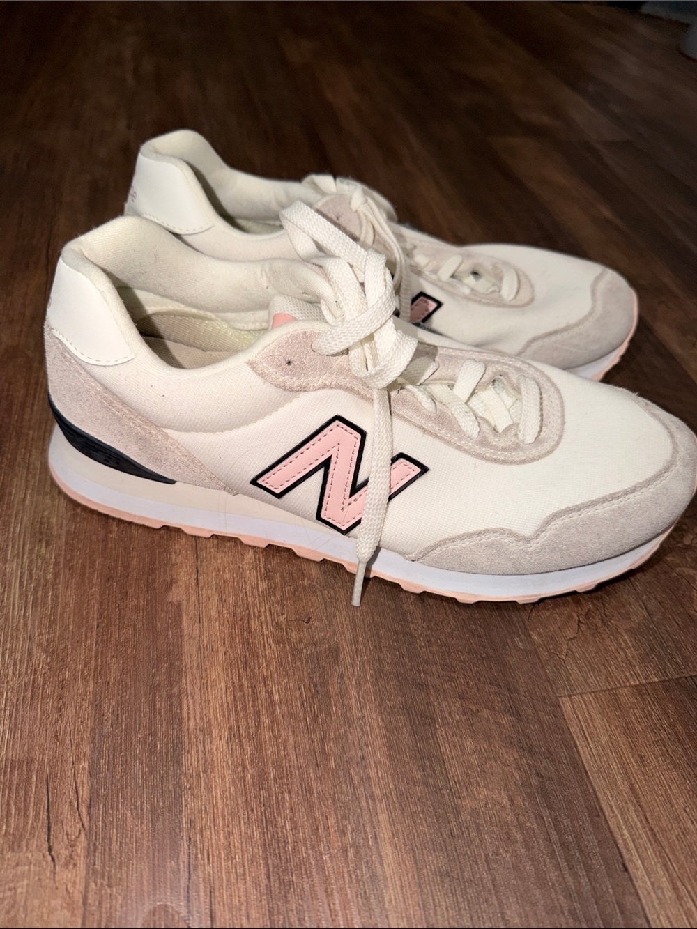 New Balance Women's 515 V3 Sneaker, Sea Salt/Pink Haze size 10